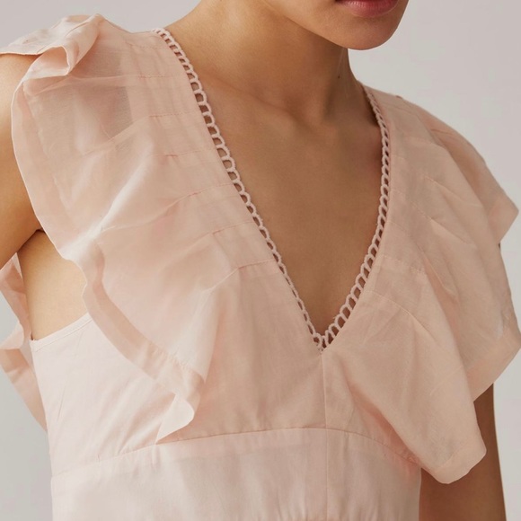 Anthropologie V-Neck Plunge Tunic Mini Dress - Picture 12 of 14